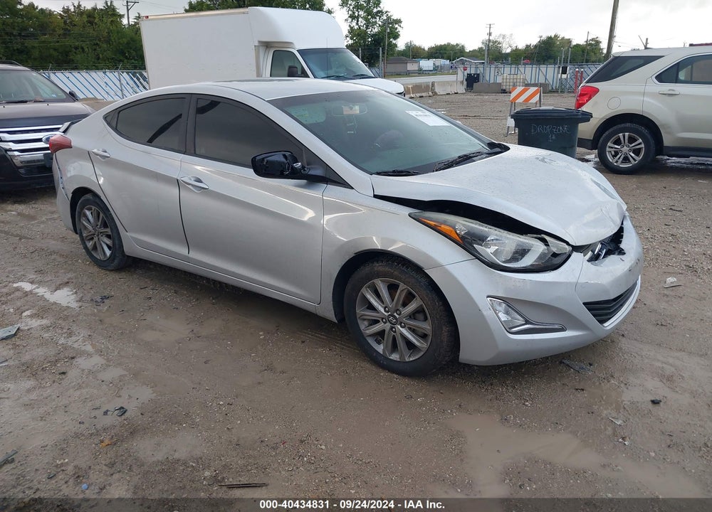 2014 HYUNDAI ELANTRA SE VIN: 5NPDH4AE9EH473854