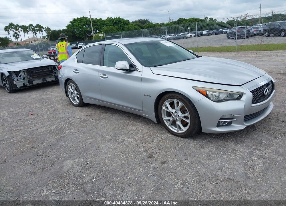 2014 INFINITI Q50 HYBRID PREMIUM VIN: JN1AV7AP0EM691916