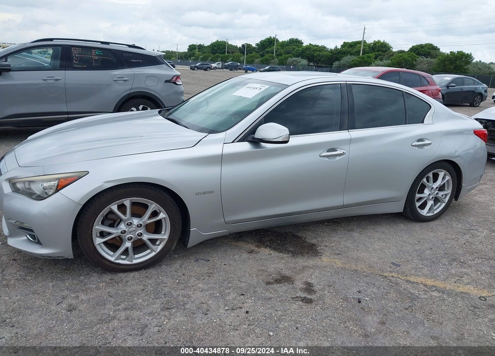 2014 INFINITI Q50 HYBRID PREMIUM VIN: JN1AV7AP0EM691916