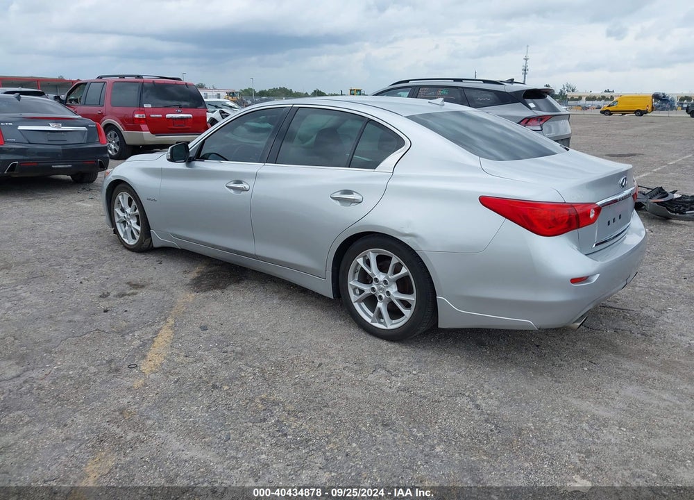 2014 INFINITI Q50 HYBRID PREMIUM VIN: JN1AV7AP0EM691916