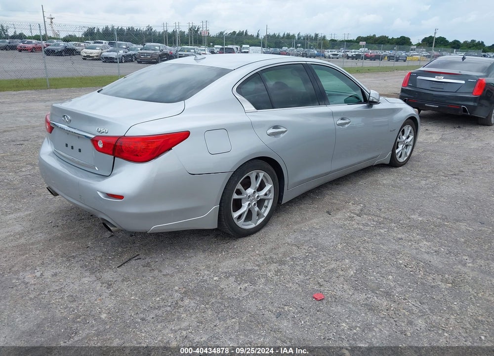 2014 INFINITI Q50 HYBRID PREMIUM VIN: JN1AV7AP0EM691916