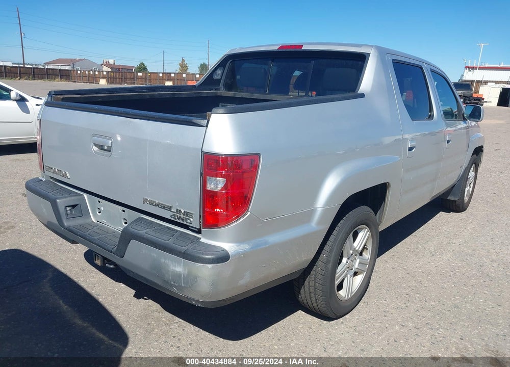 2009 HONDA RIDGELINE RTL VIN: 5FPYK16529B105277