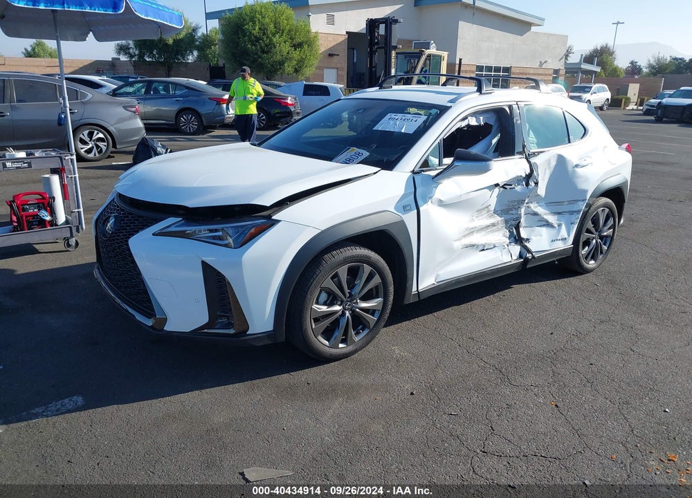 2021 LEXUS UX 250H F SPORT VIN: JTHE9JBH7M2042842