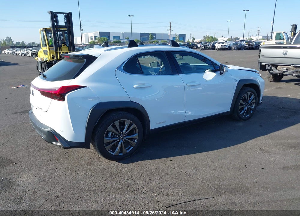 2021 LEXUS UX 250H F SPORT VIN: JTHE9JBH7M2042842