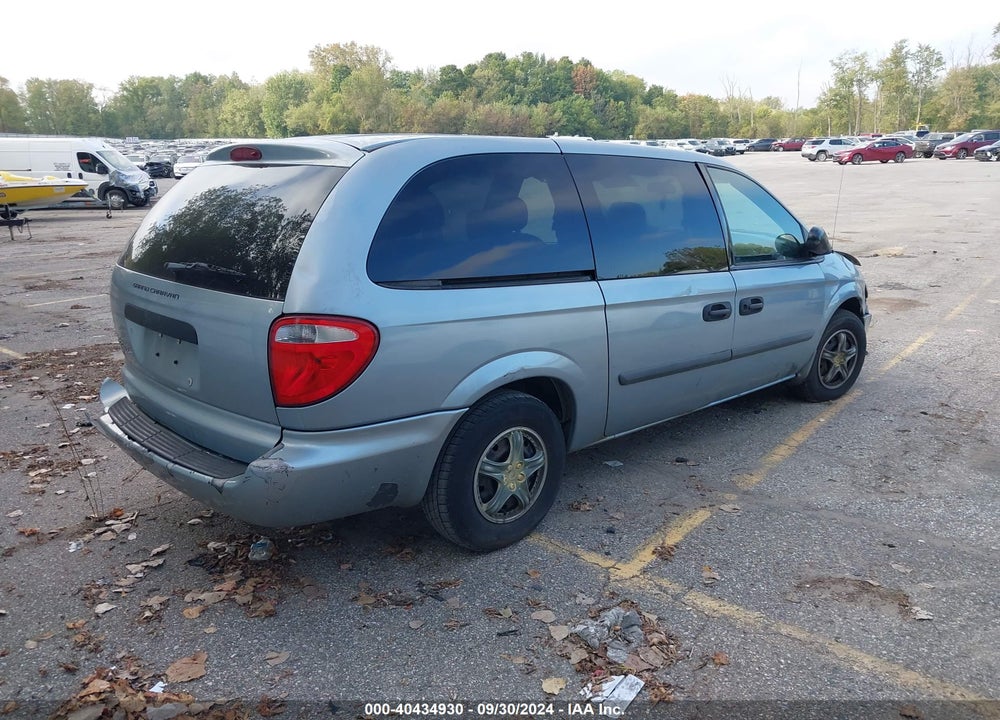 2006 DODGE GRAND CARAVAN SE VIN: 1D4GP24E56B649403