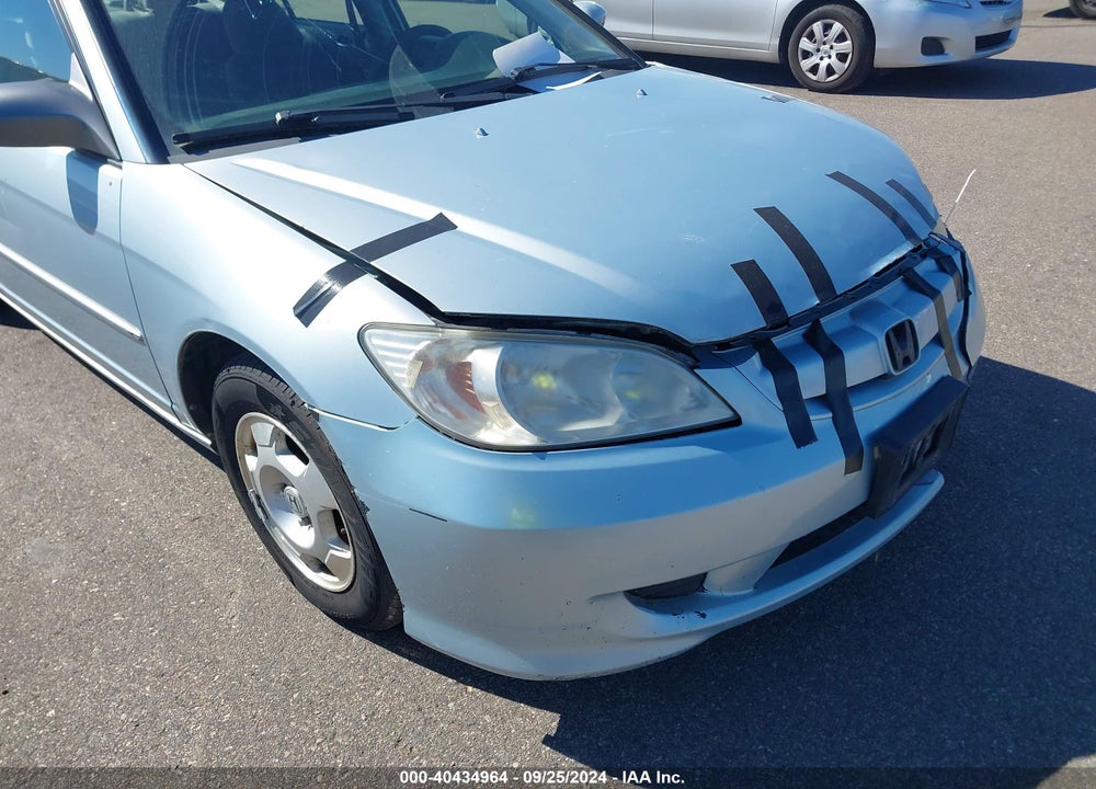 2004 HONDA CIVIC HYBRID VIN: JHMES96614S021139