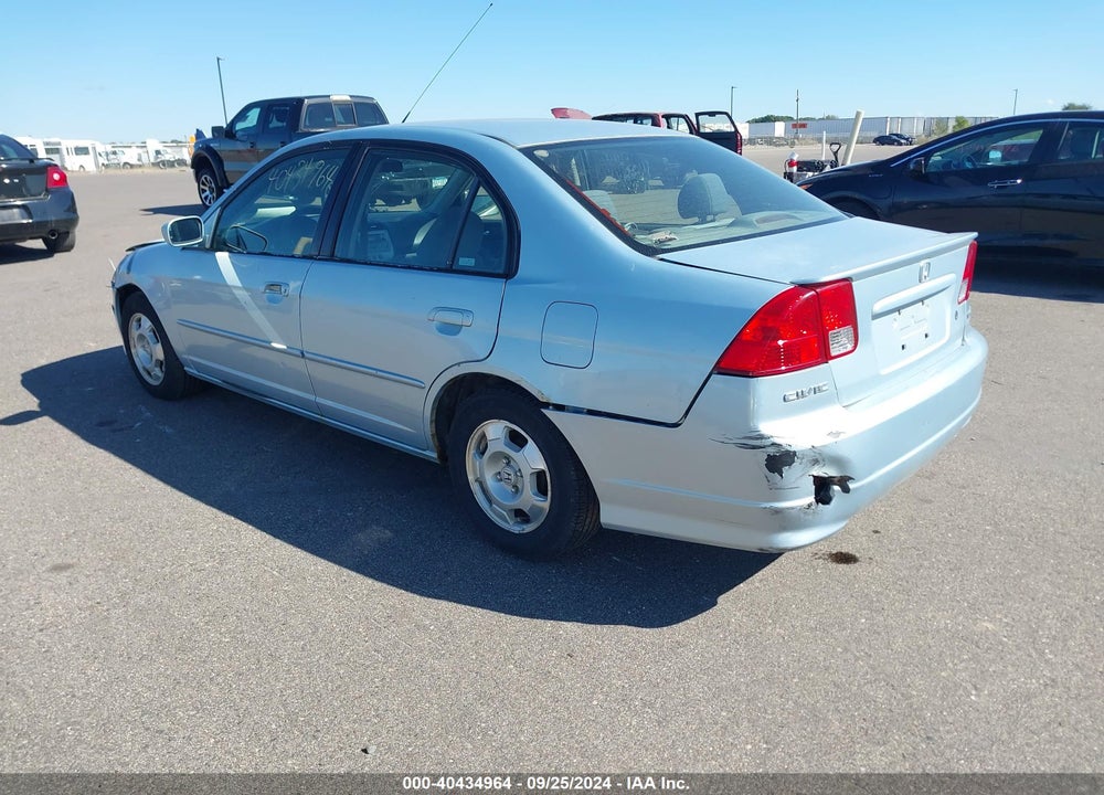 2004 HONDA CIVIC HYBRID VIN: JHMES96614S021139