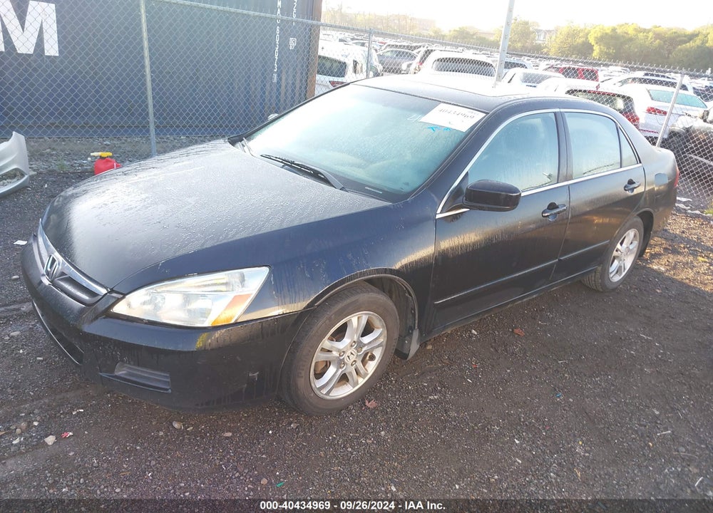 2007 HONDA ACCORD 2.4 EX VIN: 1HGCM56837A172606