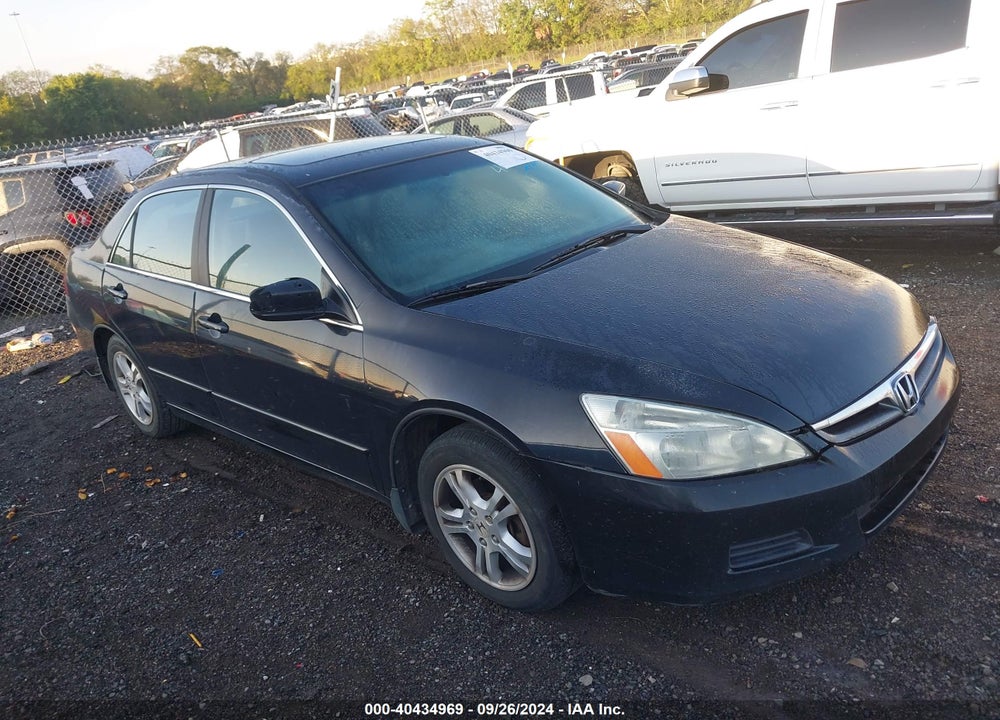 2007 HONDA ACCORD 2.4 EX VIN: 1HGCM56837A172606