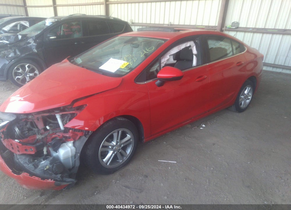 2016 CHEVROLET CRUZE LT AUTO VIN: 1G1BE5SM1G7322471