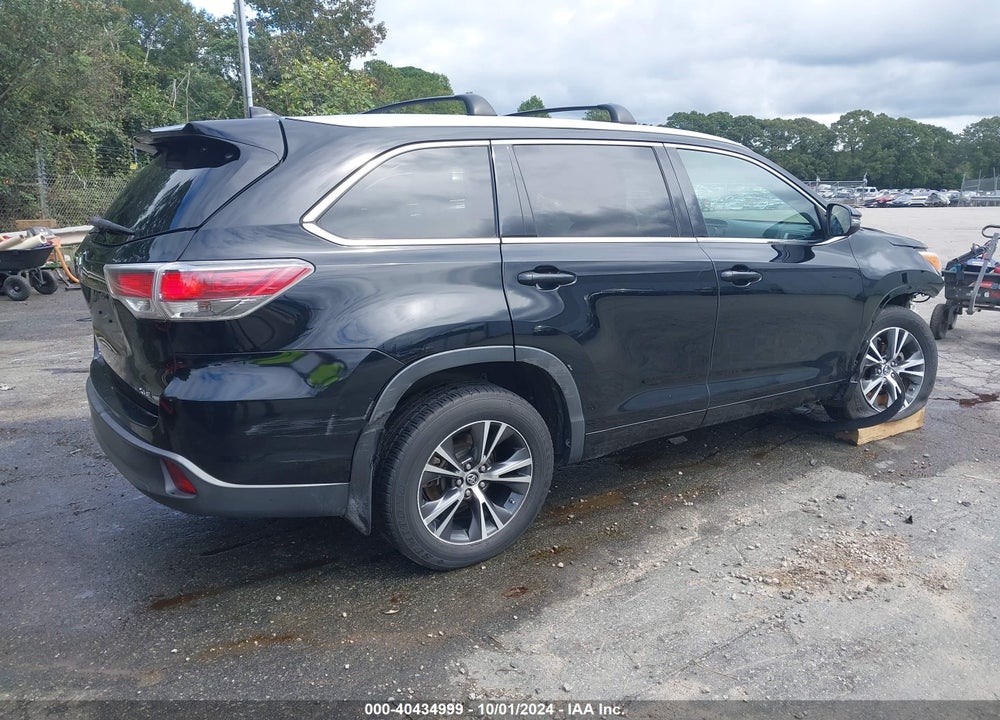 2016 TOYOTA HIGHLANDER XLE V6 VIN: 5TDJKRFHXGS355183