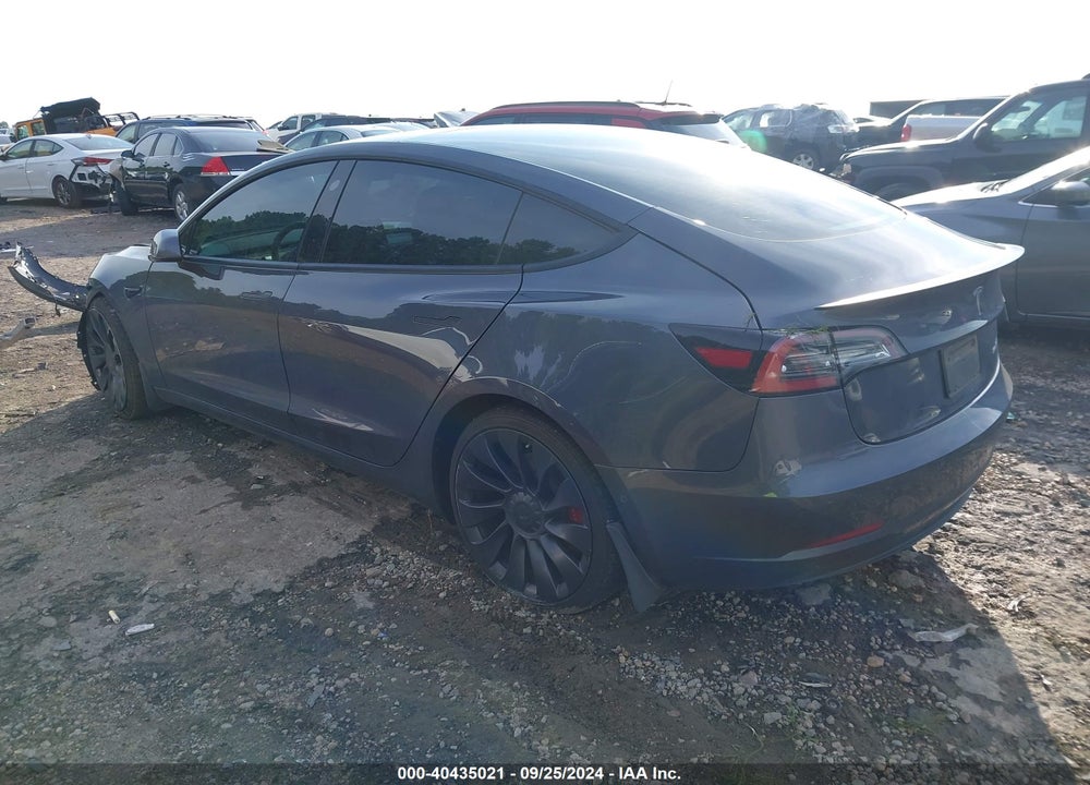 2022 TESLA MODEL 3 PERFORMANCE DUAL MOTOR ALL-WHEEL DRIVE VIN: 5YJ3E1EC8NF139180