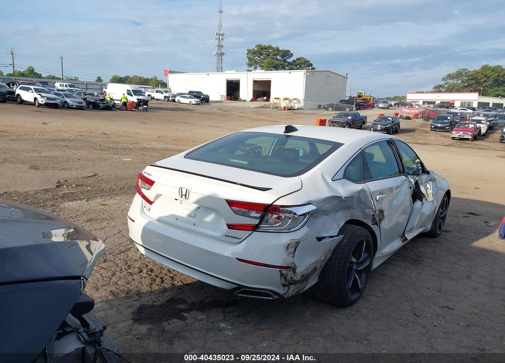 2022 HONDA ACCORD SPORT VIN: 1HGCV1F39NA031112