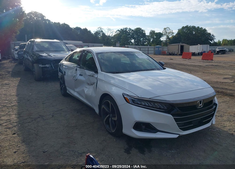 2022 HONDA ACCORD SPORT VIN: 1HGCV1F39NA031112