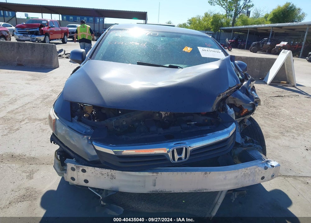2012 HONDA CIVIC LX VIN: 2HGFB2F53CH607823
