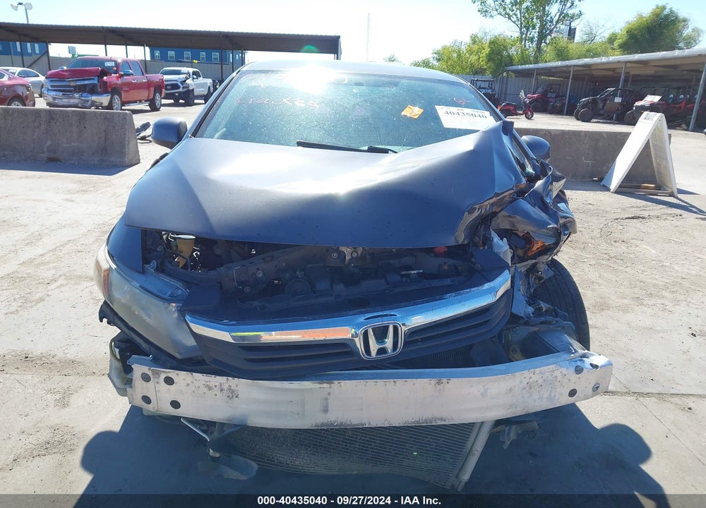 2012 HONDA CIVIC LX VIN: 2HGFB2F53CH607823