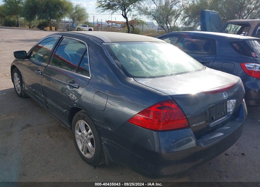 2007 HONDA ACCORD 2.4 SE VIN: JHMCM563X7C004239