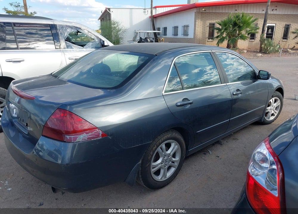 2007 HONDA ACCORD 2.4 SE VIN: JHMCM563X7C004239