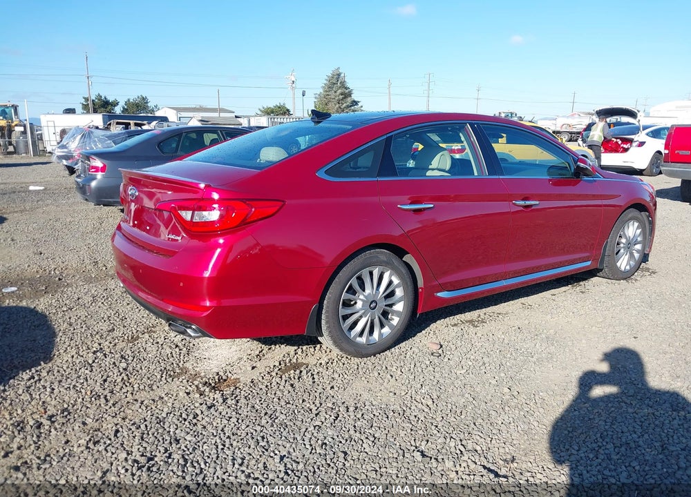 2015 HYUNDAI SONATA LIMITED VIN: 5NPE34AF1FH153781