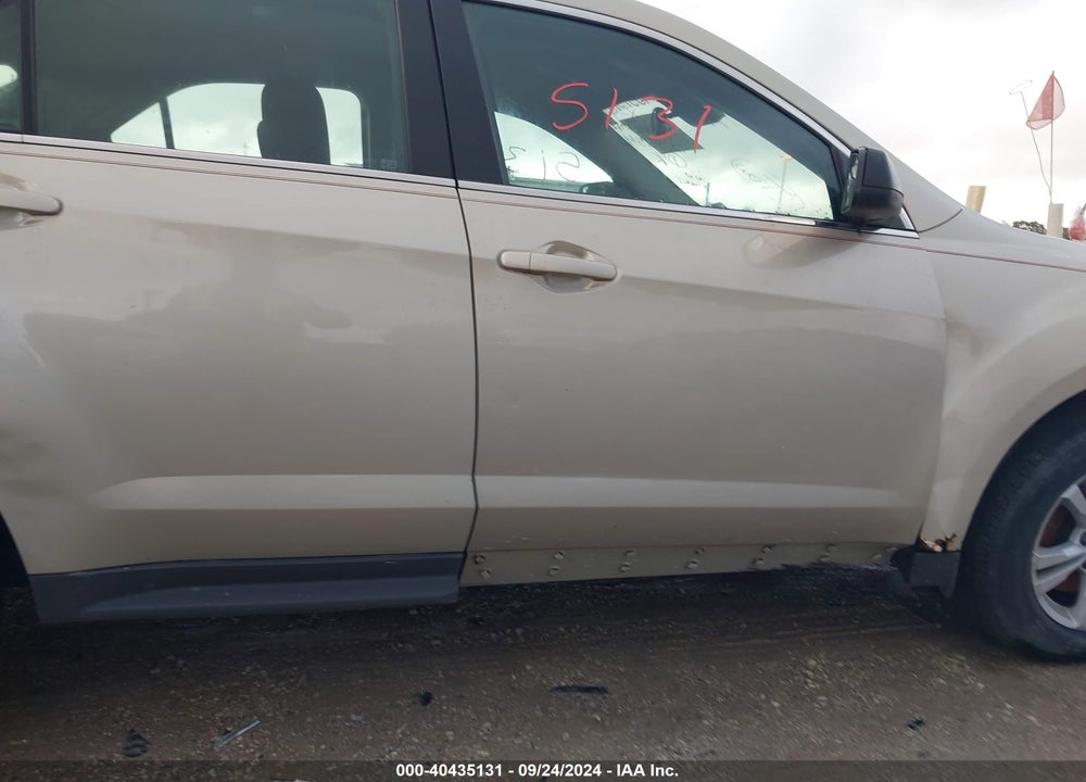 2013 CHEVROLET EQUINOX LS VIN: 2GNALBEK1D6229454