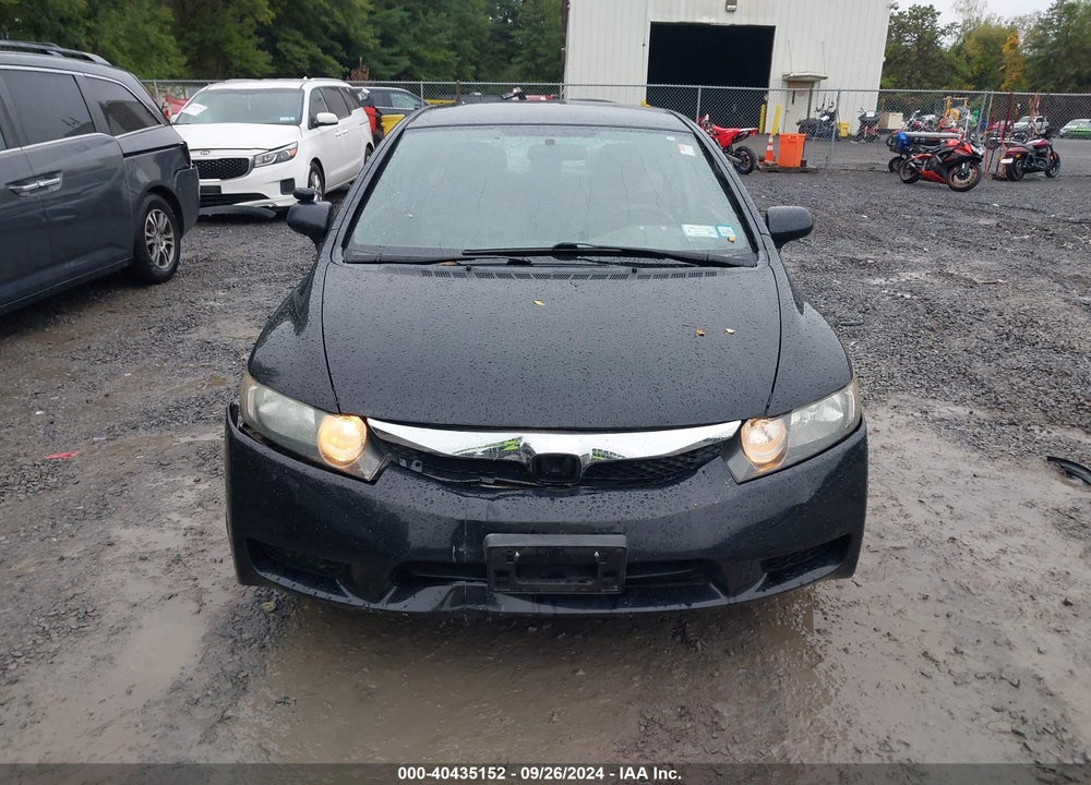 2009 HONDA CIVIC LX VIN: 2HGFA16519H368455