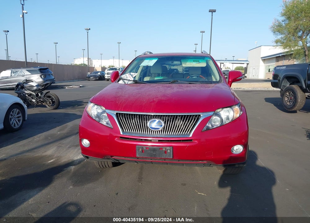 2011 LEXUS RX 450H VIN: JTJBC1BA9B2041355