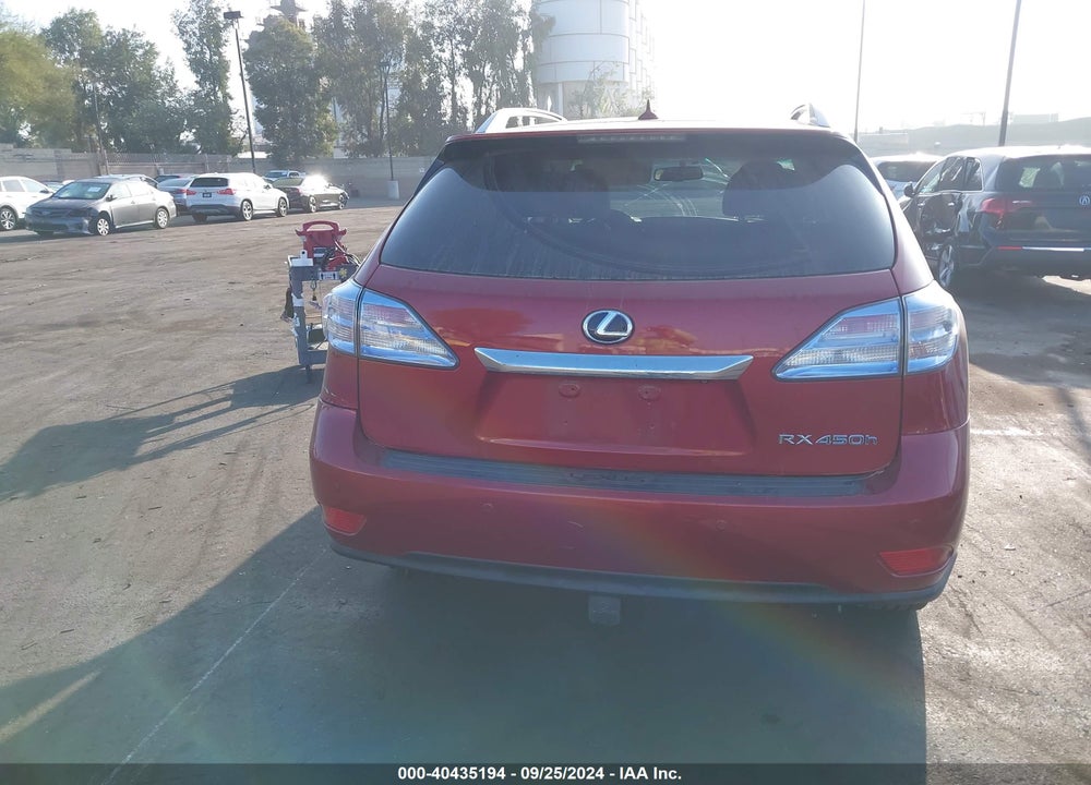 2011 LEXUS RX 450H VIN: JTJBC1BA9B2041355