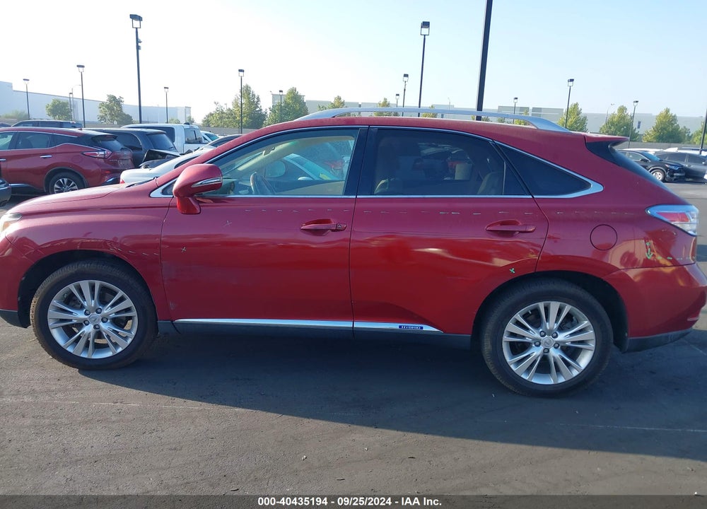 2011 LEXUS RX 450H VIN: JTJBC1BA9B2041355