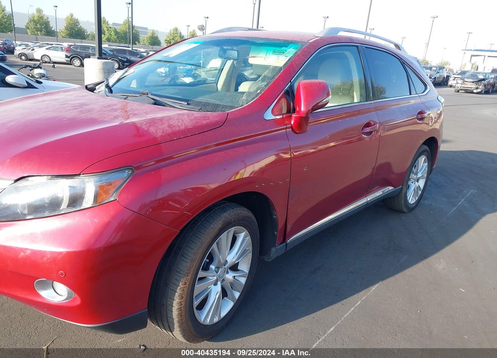 2011 LEXUS RX 450H VIN: JTJBC1BA9B2041355