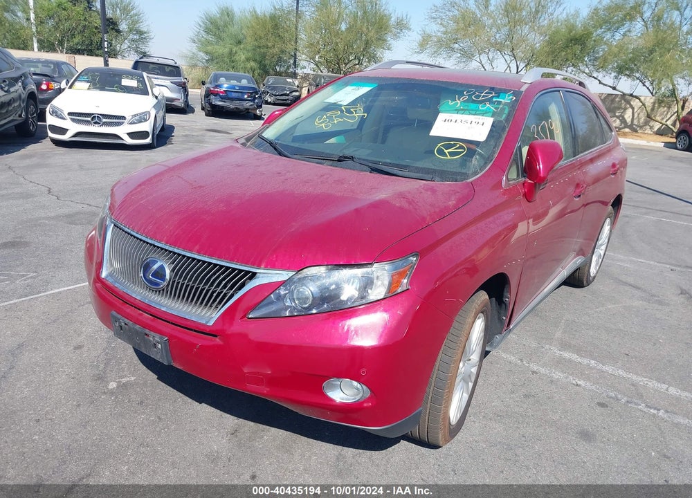 2011 LEXUS RX 450H VIN: JTJBC1BA9B2041355