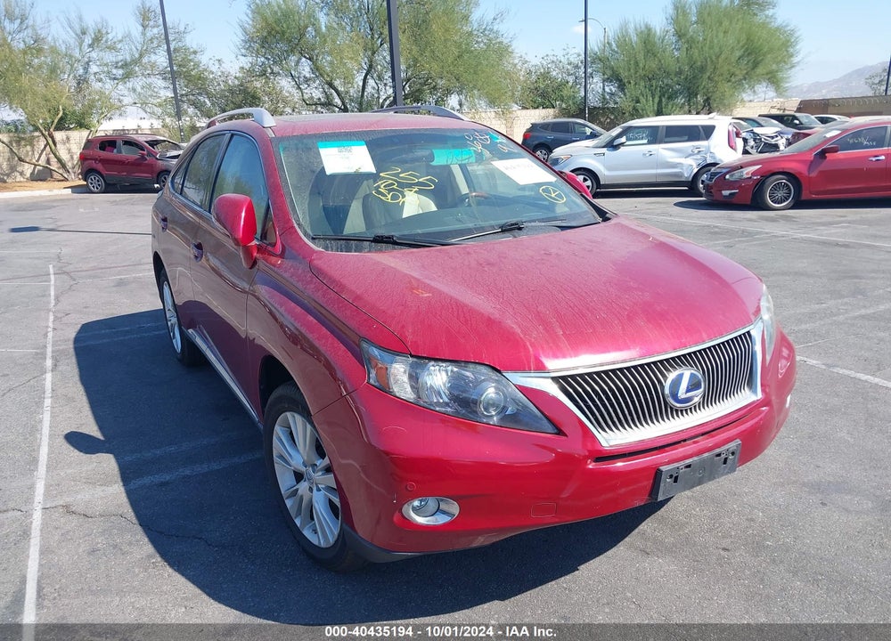 2011 LEXUS RX 450H VIN: JTJBC1BA9B2041355