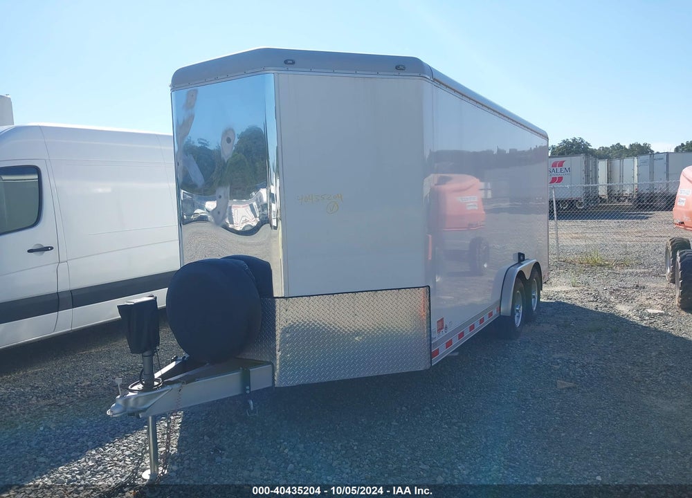 2014 WELLS CARGO 16 FT TANDEM TRAILER VIN: 575200H24EH255838