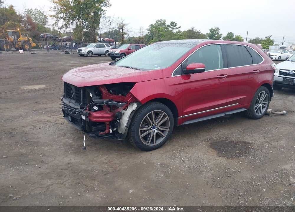 2019 FORD EDGE TITANIUM VIN: 2FMPK4K96KBB59064
