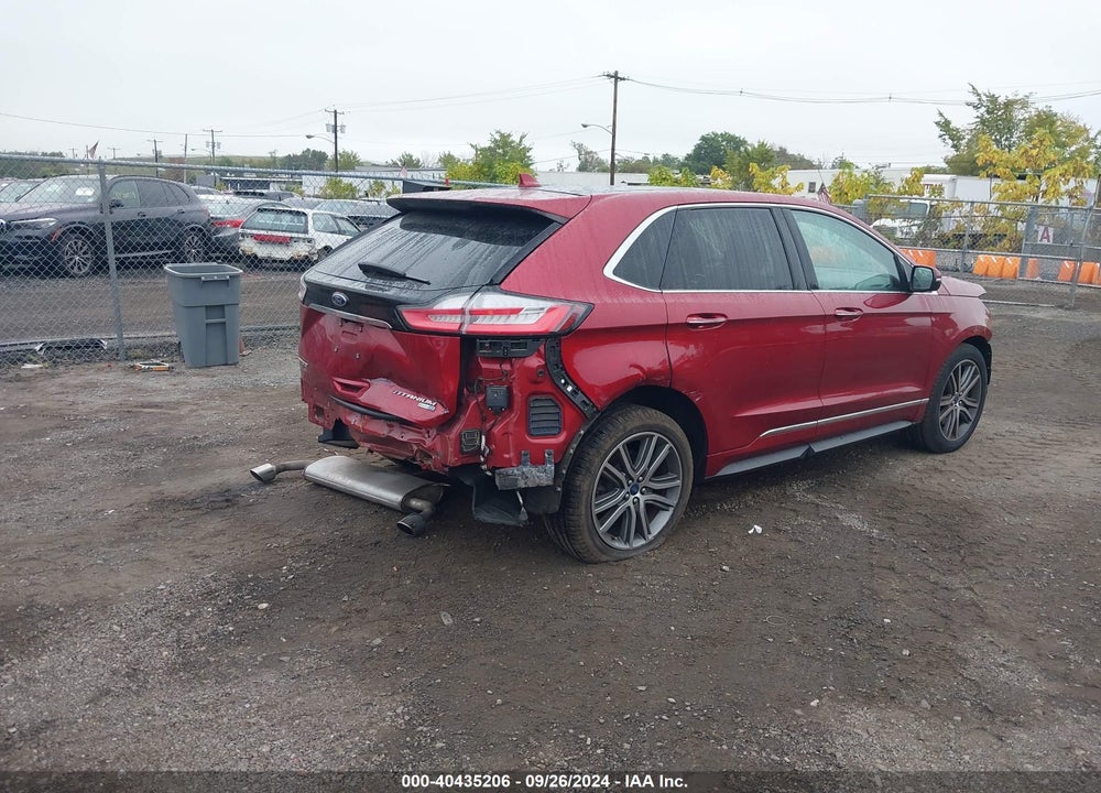 2019 FORD EDGE TITANIUM VIN: 2FMPK4K96KBB59064