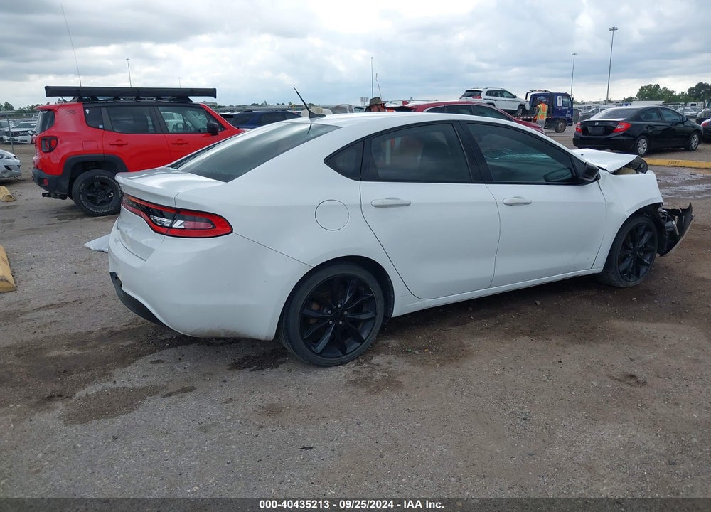2016 DODGE DART SXT SPORT BLACKTOP VIN: 1C3CDFFA3GD819726