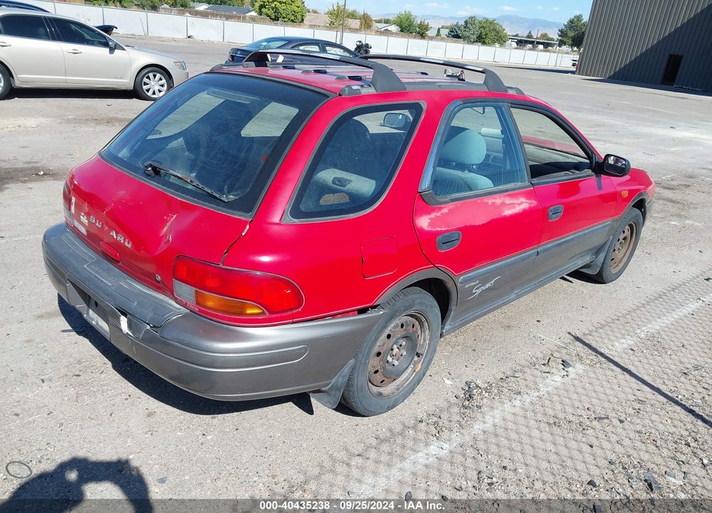 1997 SUBARU IMPREZA OUTBACK SPORT VIN: JF1GF4855VH820836