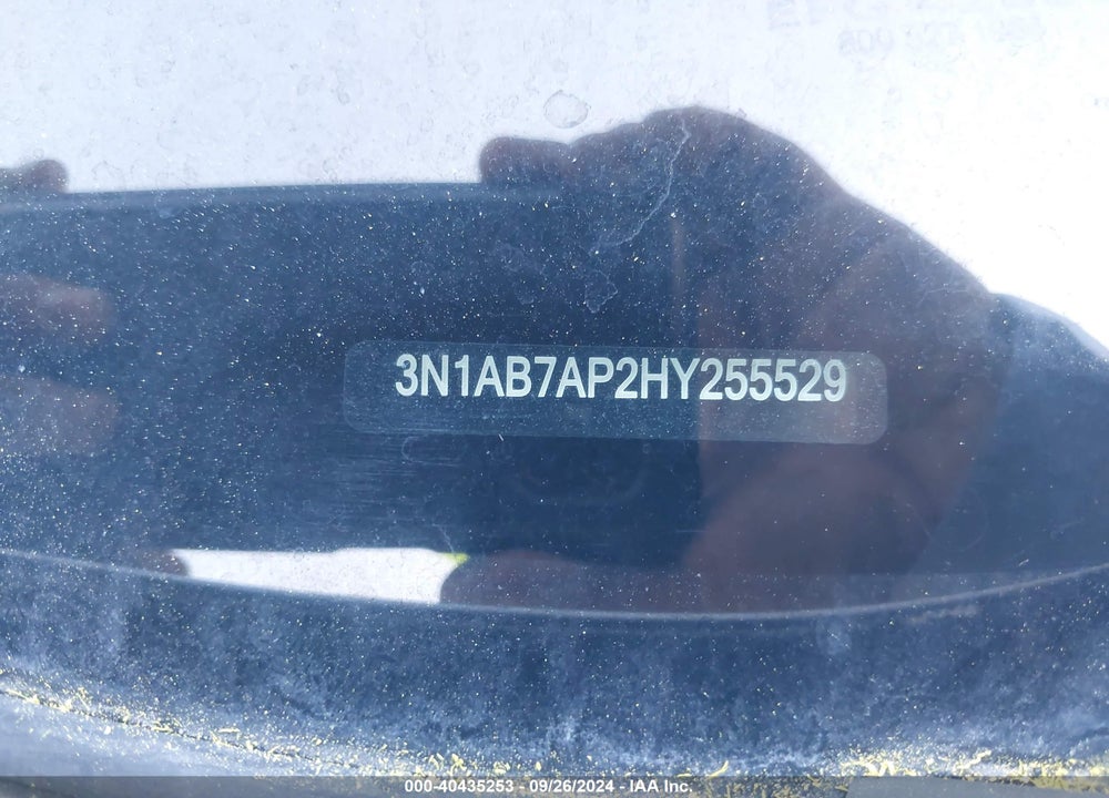2017 NISSAN SENTRA SV VIN: 3N1AB7AP2HY255529