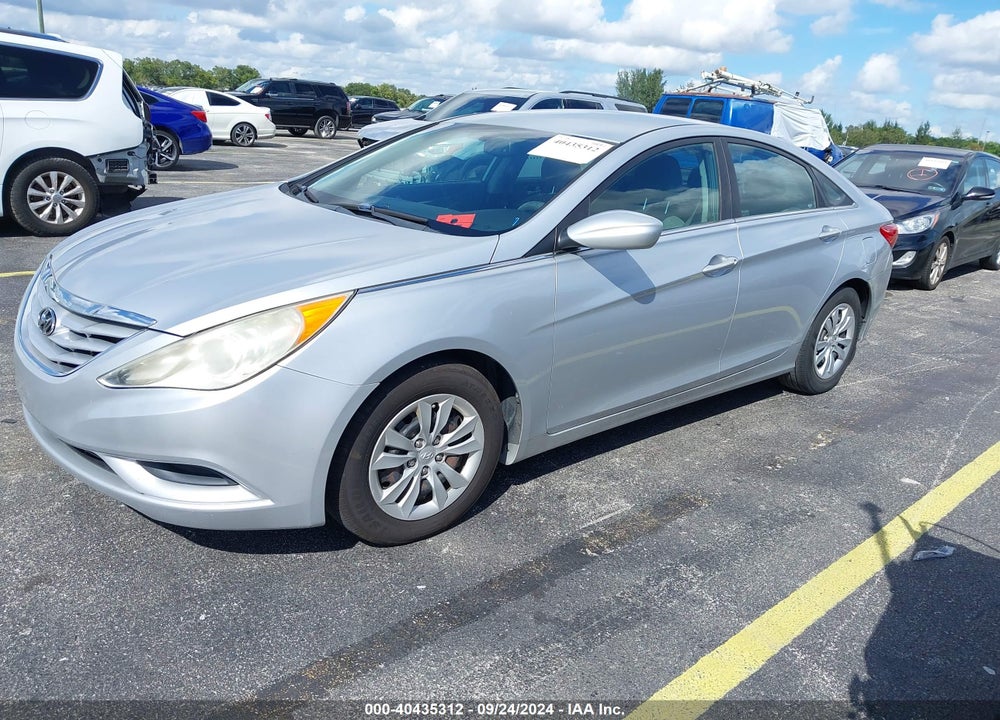 2012 HYUNDAI SONATA GLS VIN: 5NPEB4AC4CH452928