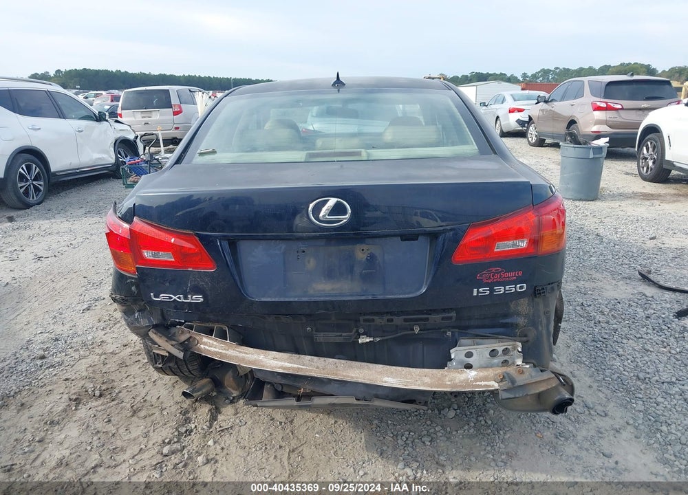 2008 LEXUS IS VIN: JTHBE262782013857