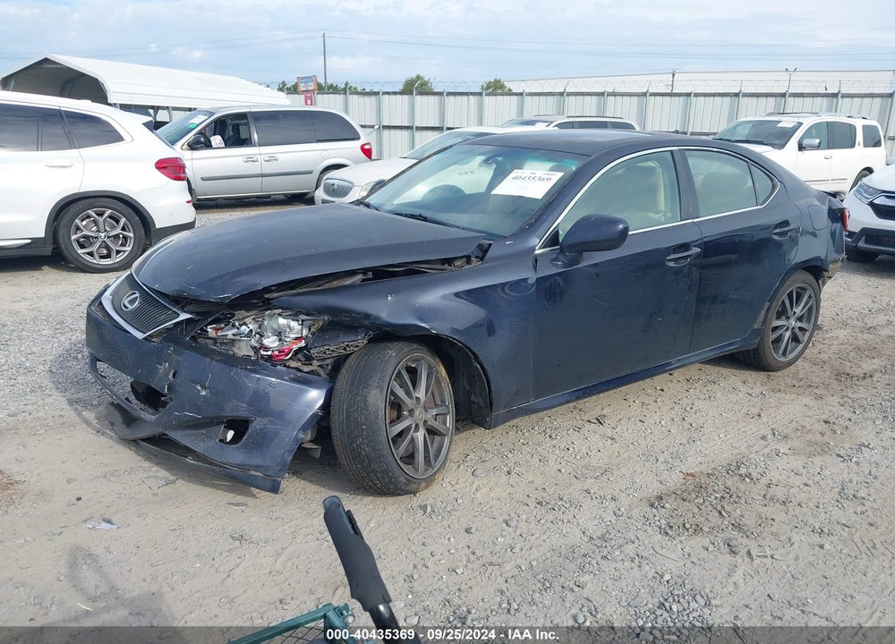 2008 LEXUS IS VIN: JTHBE262782013857