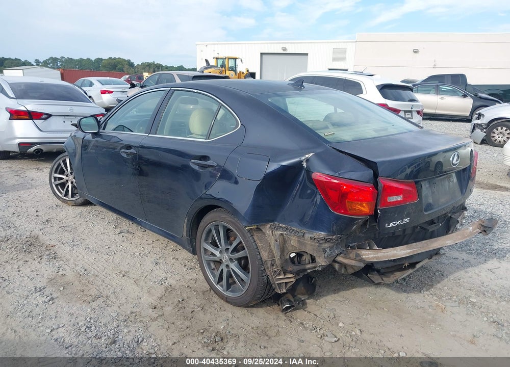 2008 LEXUS IS VIN: JTHBE262782013857