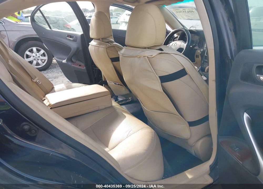 2008 LEXUS IS VIN: JTHBE262782013857