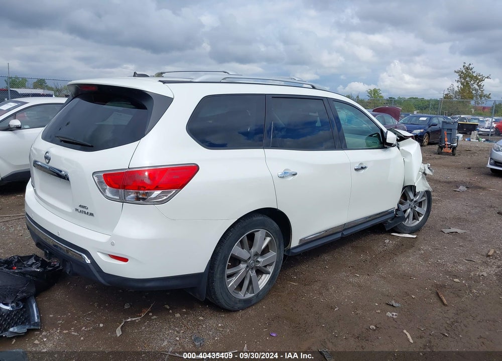 2015 NISSAN PATHFINDER PLATINUM VIN: 5N1AR2MM1FC692792