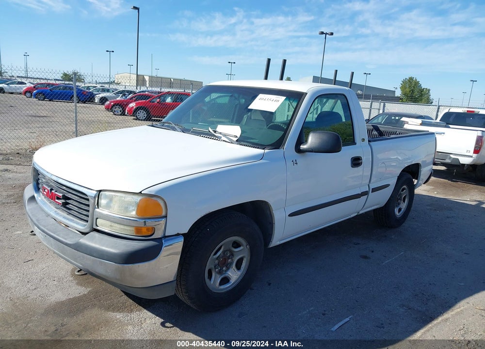 2002 GMC SIERRA 1500 SL VIN: 1GTEC14X82Z145070