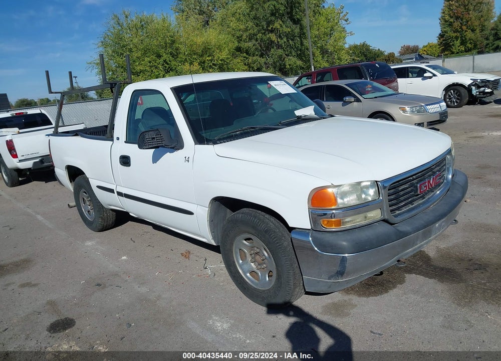 2002 GMC SIERRA 1500 SL VIN: 1GTEC14X82Z145070