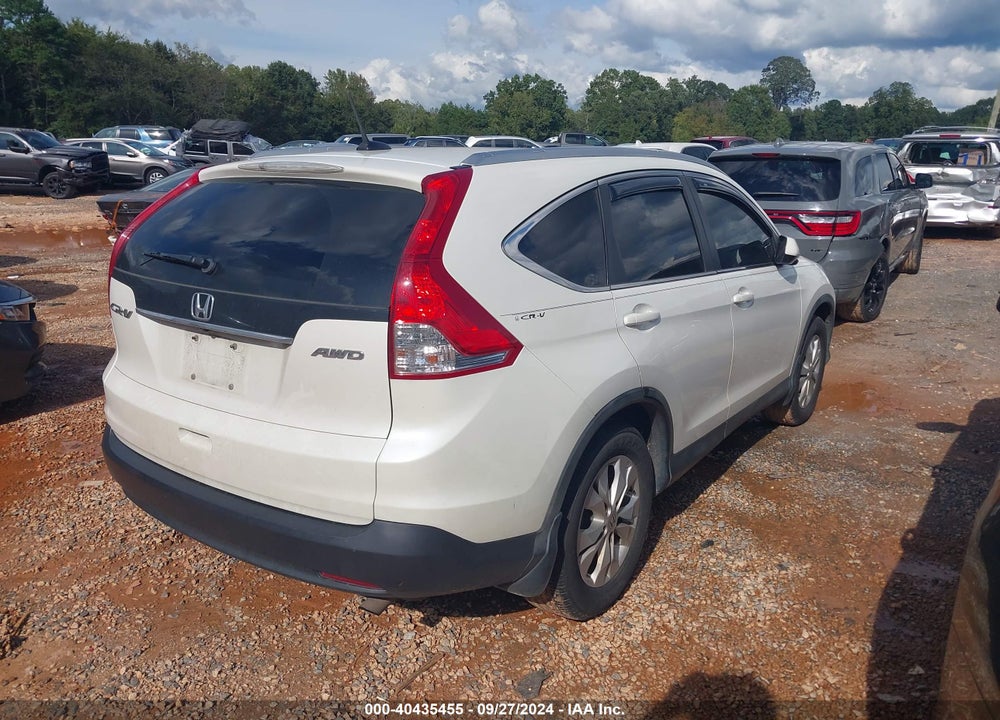 2013 HONDA CR-V EX-L VIN: 5J6RM4H7XDL012563