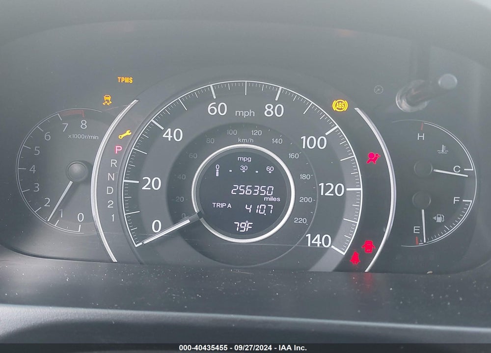 2013 HONDA CR-V EX-L VIN: 5J6RM4H7XDL012563