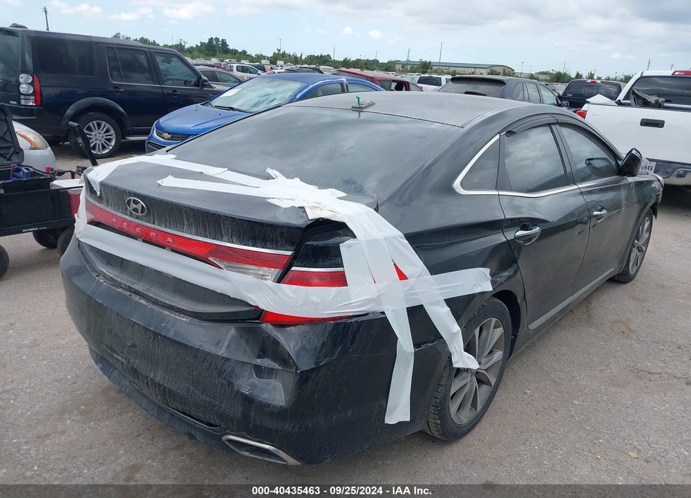 2017 HYUNDAI AZERA VIN: KMHFG4JG4HA580928