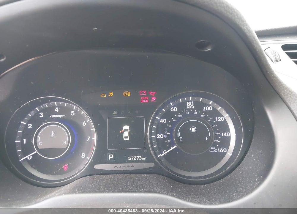 2017 HYUNDAI AZERA VIN: KMHFG4JG4HA580928