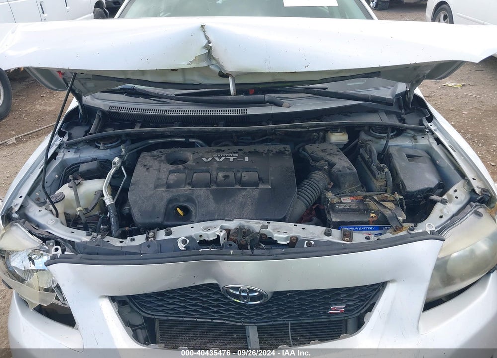 2009 TOYOTA COROLLA S VIN: 2T1BU40E49C162071
